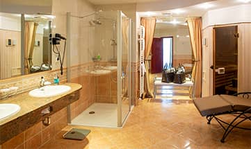 Zimmer Spa Suite Liebesglück - 67 m²